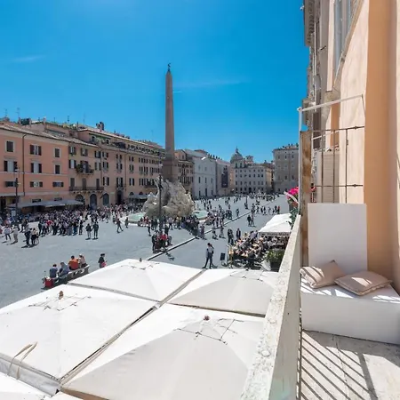 New! Amazing Piazza Navona View Rome