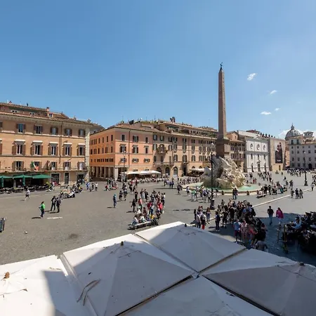 New! Amazing Piazza Navona View Rome