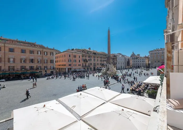 New! Amazing Piazza Navona View 아파트 로마