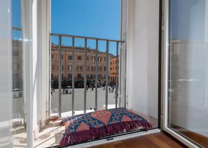 New! Amazing Piazza Navona View 아파트 로마